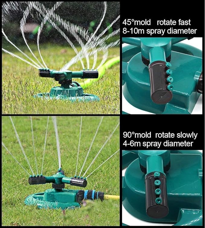 Garden Sprinkler 360 ° Rotating Water