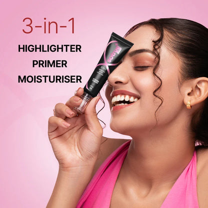 3-in-1 Illuminating Strobe Cream | Pink Instant Celeb-like Glow | Skincare-infused | Non-sticky