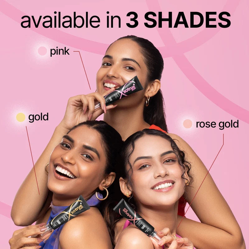 3-in-1 Illuminating Strobe Cream | Pink Instant Celeb-like Glow | Skincare-infused | Non-sticky