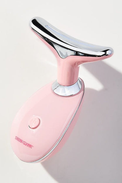 Facial Massager, Anti-Wrinkle Face and Neck Vibrating Aesthetic Treatment with LED Light