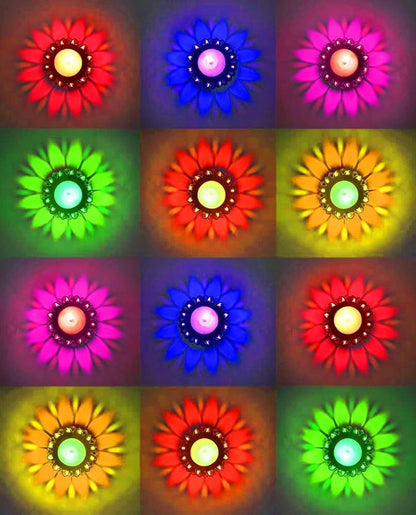 Set Of 12 Reflection diya