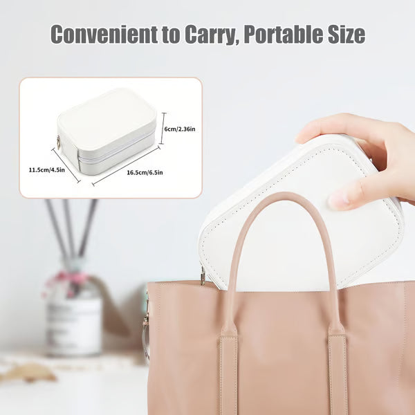 Small Travel LED Makeup Mirror Case with
